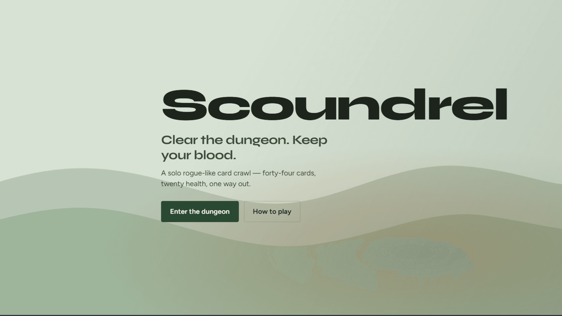 Scoundrel desktop screenshot 1
