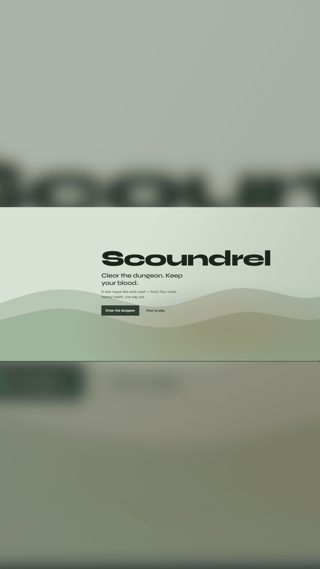 Scoundrel mobile screenshot 1